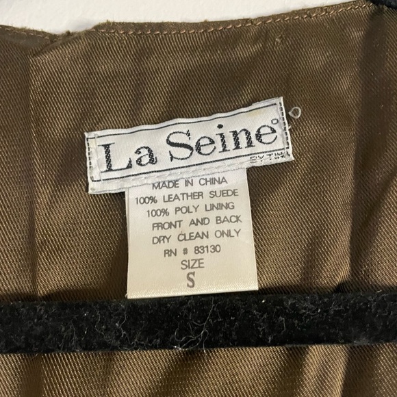 Brown 100% Leather Vest - Picture 3 of 3